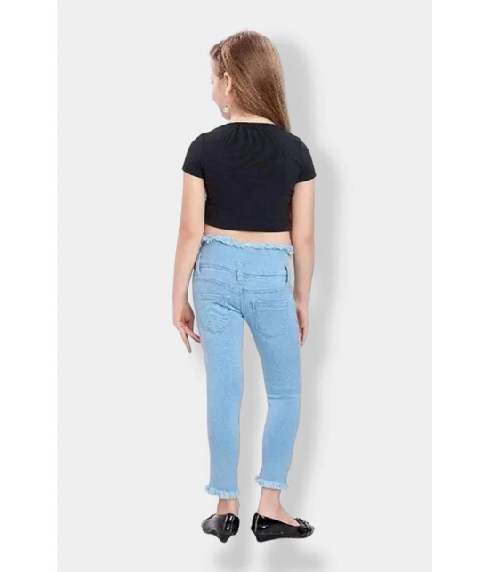 ICONIC ME Kids Girls Premium Denim Jeans - None