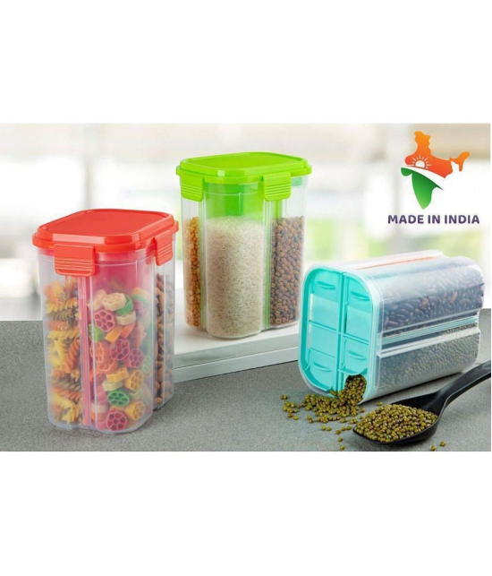 Green Tales - Plastic Assorted Dal Container ( Set of 1 ) - Assorted