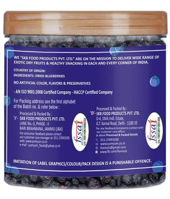 YUM YUM Premium Dried Blueberries 200g