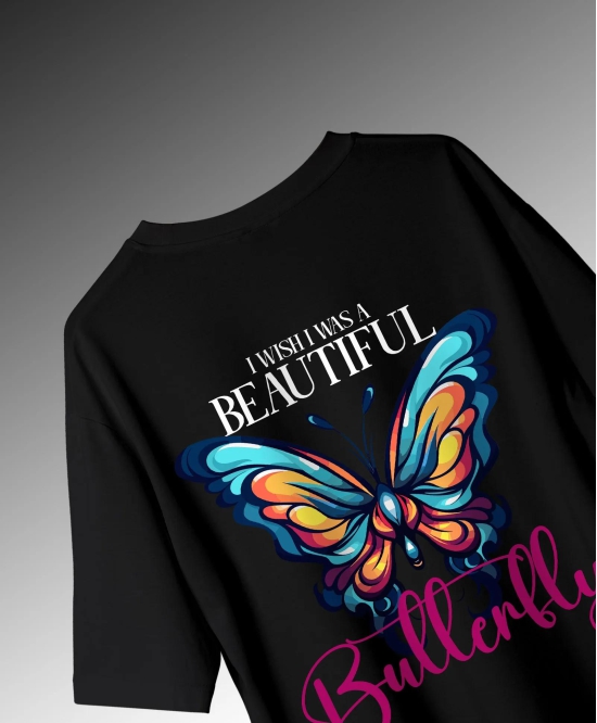Beautiful Butterfly Oversize for Women-XS / Black