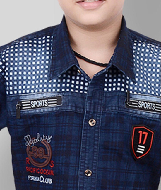 Arshia Fashions Boys Shirt and Denim Set Party wear - None