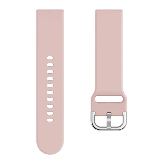 Exelent Watch Strap belt 19MM Strap for Compatible with Silicone Replacement Strap Belt (Pink, 19 mm)