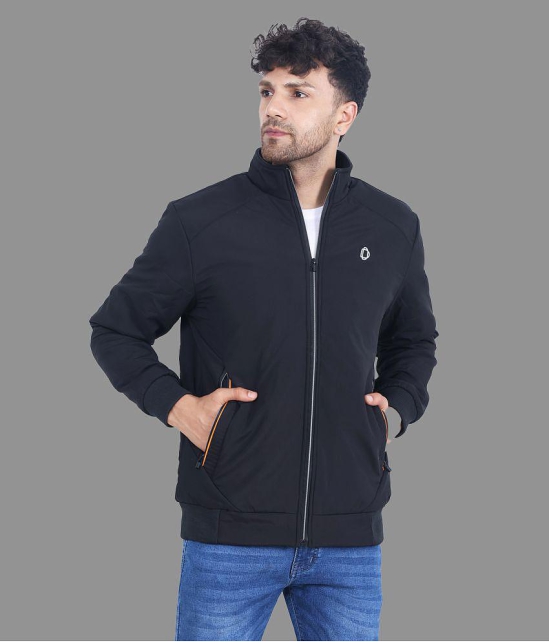 Dollar - Black Synthetic Regular Fit Mens Windcheater Jacket ( Pack of 1 ) - None