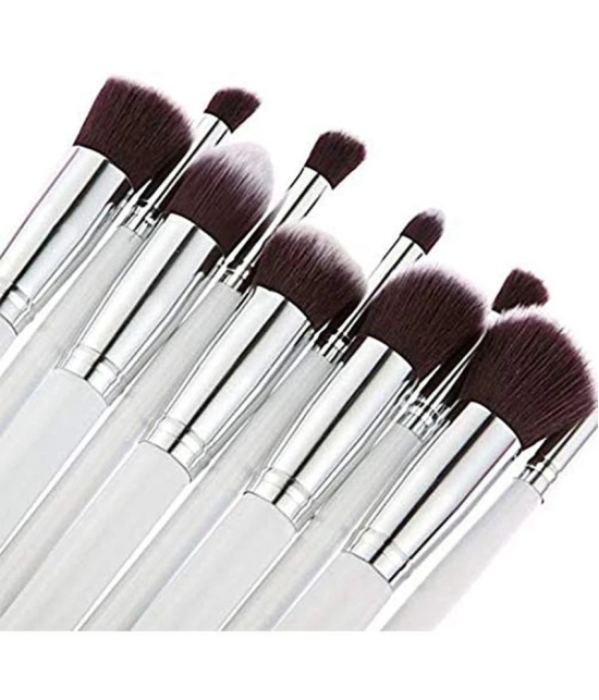 Lenon Skin Plus Premium White Synthetic Foundation Brush 10 Pcs 100 g