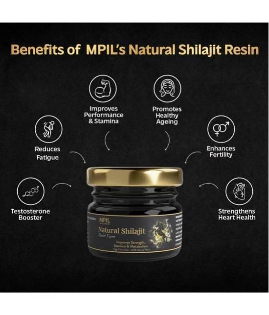 Mpil Wellness Shilajit Resin With Triphala Based Extraction, Helps In Strength Stamina Booster 20G