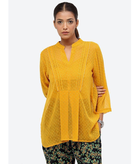 Baawri - Yellow Polyester Women's Regular Top ( Pack of 1 ) - None