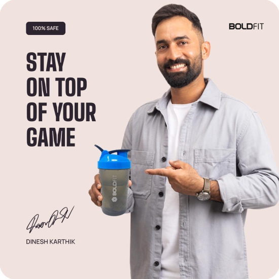 Boldfit Compact Gym Shaker Bottle 500ml