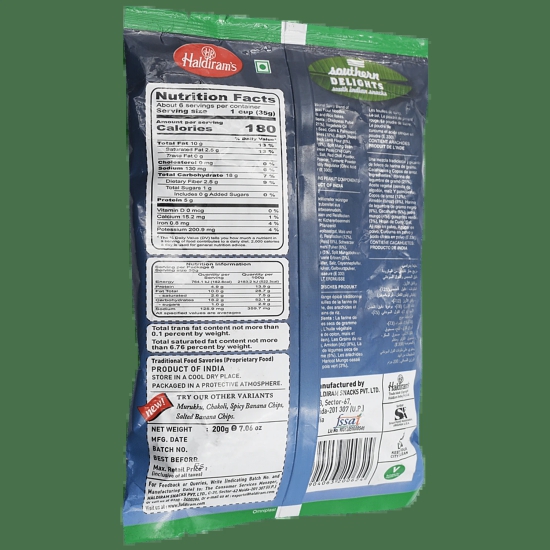 Haldirams Madrasi Mixture Namkeen, 200 G Pouch