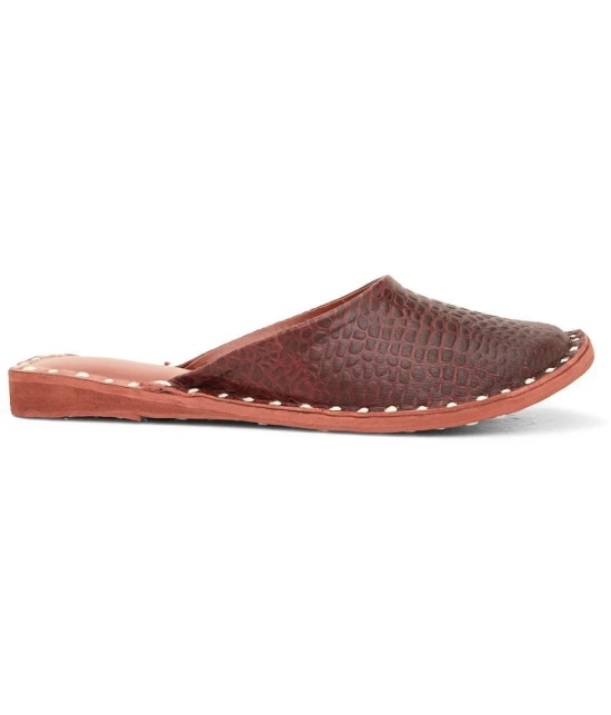 Apratim Brown Womens Flats - None