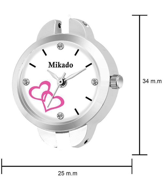 Mikado - Silver Stainless Steel Analog Womens Watch