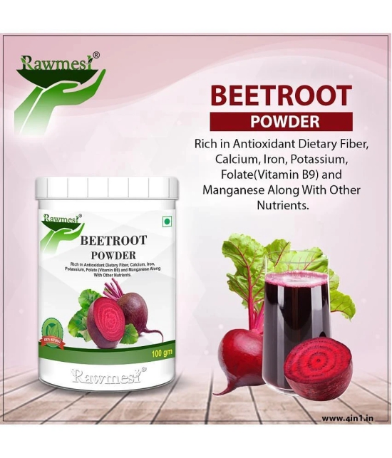 rawmest 100% Pure Ayurvedic Beet Root 500 gm Natural Vitamins Powder Pack of 5