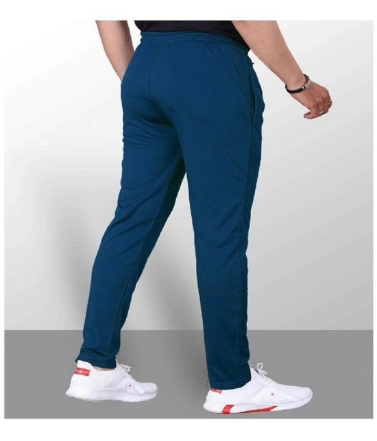 Leavess Light Blue Polyester Mens Trackpants ( Pack of 1 ) - None