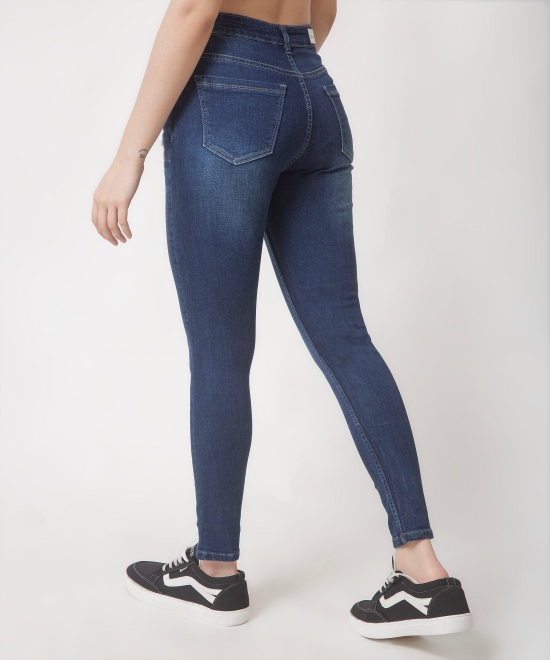 Women Classy Blue Denim Jeans-36