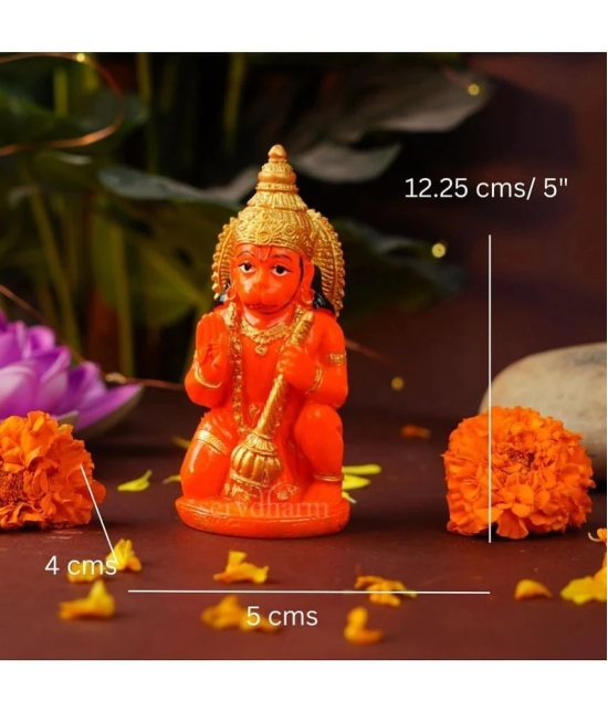 ServDharm Resin Lord Hanuman Idol ( 12.25 cm )