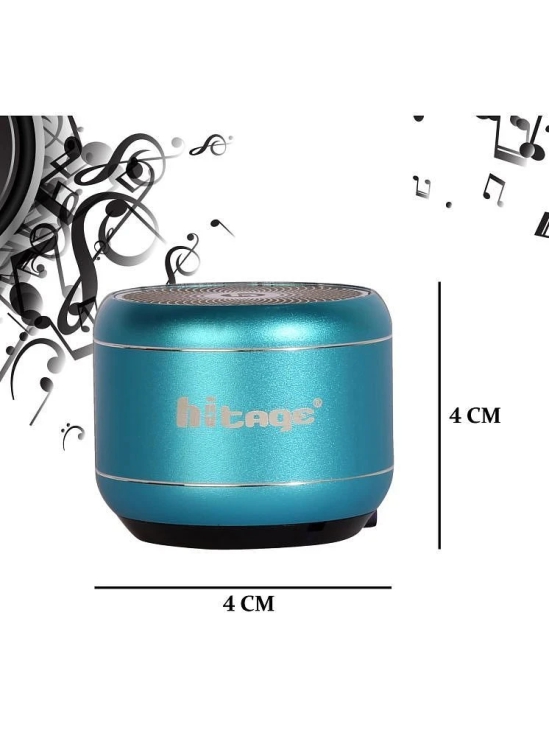 hitage BS 341 MINI SPEAKER 5 W Bluetooth Speaker Bluetooth V 5.0 with TWS feature Playback Time 6 hrs Blue - Blue