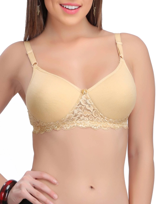 Eves Beauty Womens Seamless Padded Bra-30B / Skin / Seamless Padded Bra