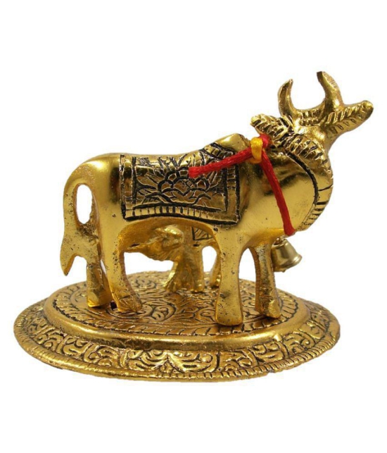 Neo Classic Cow and Calf Aluminium Idol