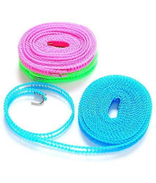 Clothes Lines Laundry Line for Outdoor Indoor Home Drying Rope (2 Pcs, 5 Meters)