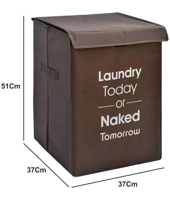 HOMETALES - Brown Laundry Bag