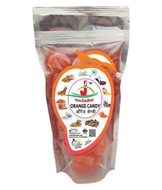 Jai Jinendra ORANGE CANDY Candy Drops 200 gm