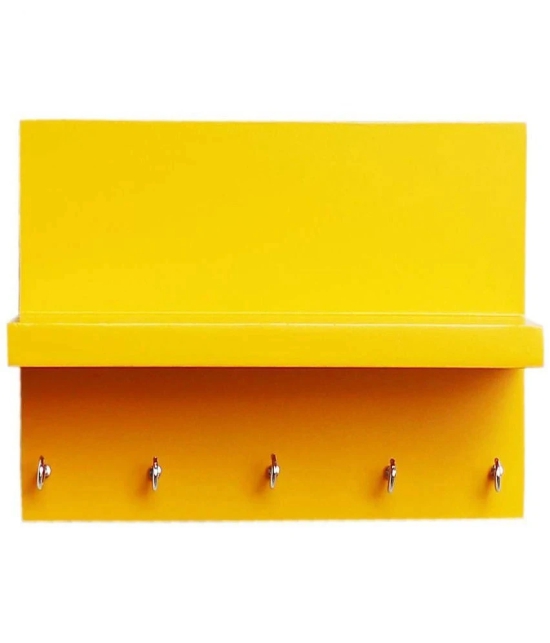 ZIPPIWUD Floating Shelves Yellow Wood - Pack of 1