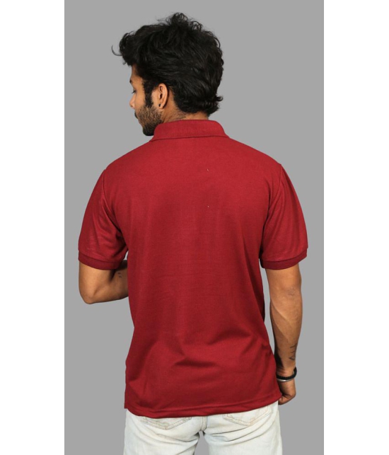 Forbro - Maroon Cotton Regular Fit Men's Sports Polo T-Shirt ( Pack of 1 ) - None