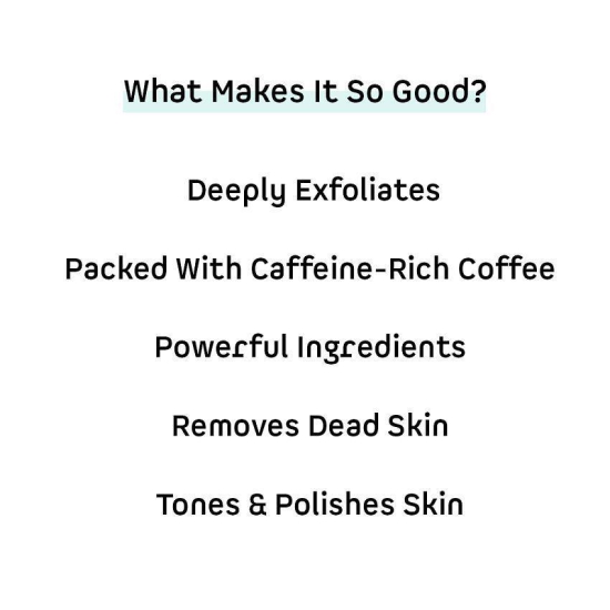 mCaffeine Espresso Coffee Deep Exfoliating Face Scrub - Blackheads Removal with Walnut 75g