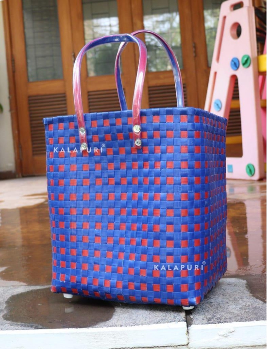 Handmade Picnic Basket with Lid - Style 9