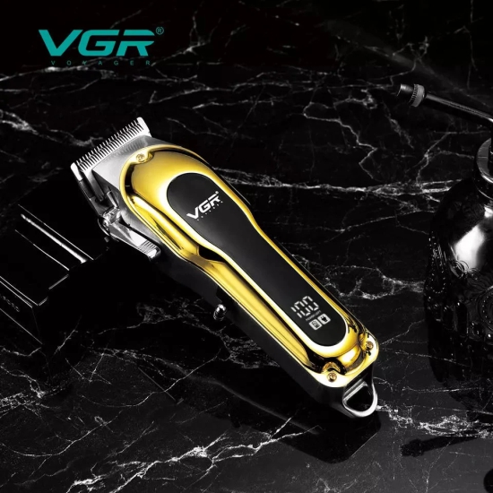 VGR V-680 professional salon series hair clipper trimmer-Gold