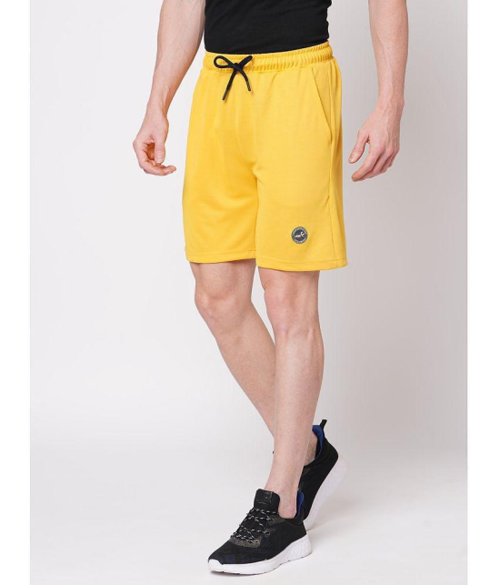 Fitz - Yellow Polyester Mens Shorts ( Pack of 1 ) - None