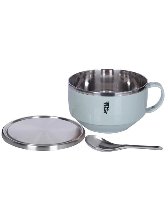 Jaypee Plus Maxxl Mug Solid Steel Soup Mug 700 mL ( Pack of 1 ) - Light Blue