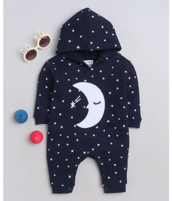 BUMZEE - Navy Cotton Rompers For Baby Boy ( Pack of 1 ) - None