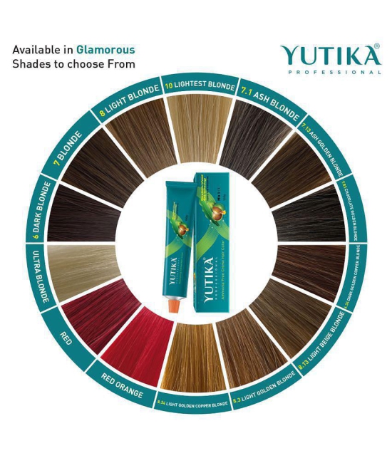 yutika Professional Creme Permanent Hair Color Brown 4.0 100 g