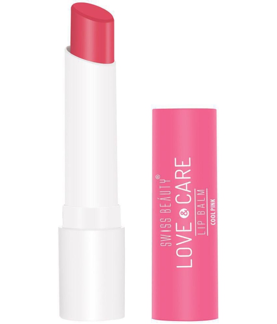 Swiss Beauty Love & Care lip Balm (Strawberry, 4.5g) Pack of -2t