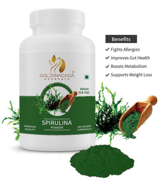 GOLDENACACIA HERRBALS Spirulina 50g Powder 1 no.s