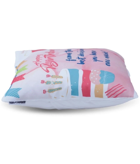 Ros - Multicolor Polyester Gifting Quotes Cushion