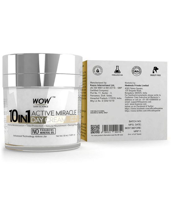 WOW Skin Science - Day Cream for All Skin Type 50 ml ( Pack of 1 )