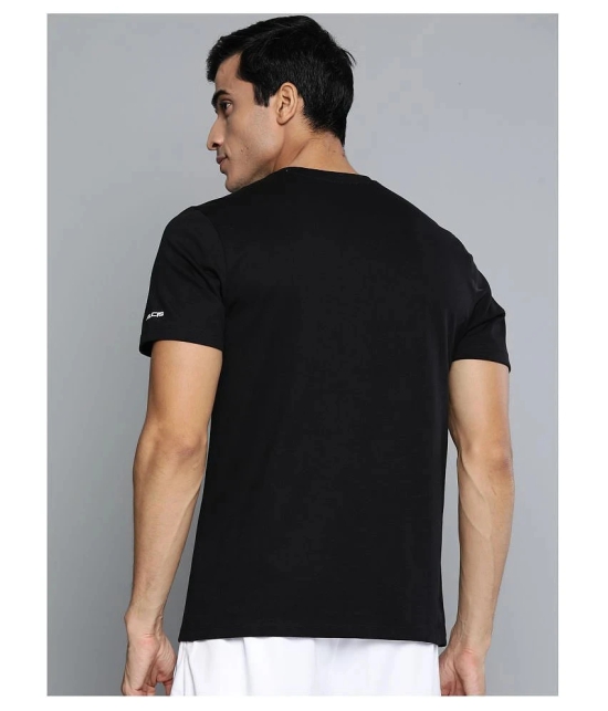 Alcis - Black Cotton Blend Regular Fit Mens Sports T-Shirt ( Pack of 1 ) - None