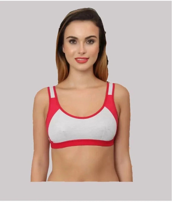 Kiran Enterprises Multicolor Cotton Non Padded Womens T-Shirt Bra ( Pack of 3 ) - None