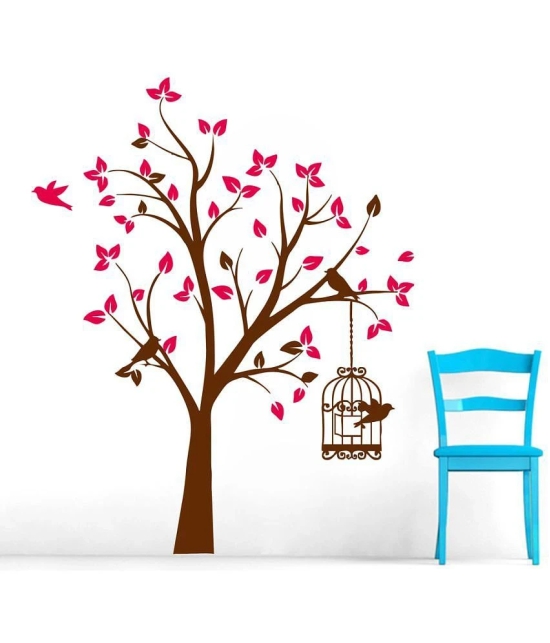 Decor Villa Bird Home PVC Wall Stickers