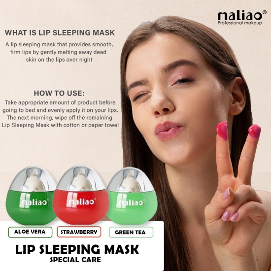 Maliao Special Care Lip Sleeping Mask - Overnight Lip Repair-Aloe Vera