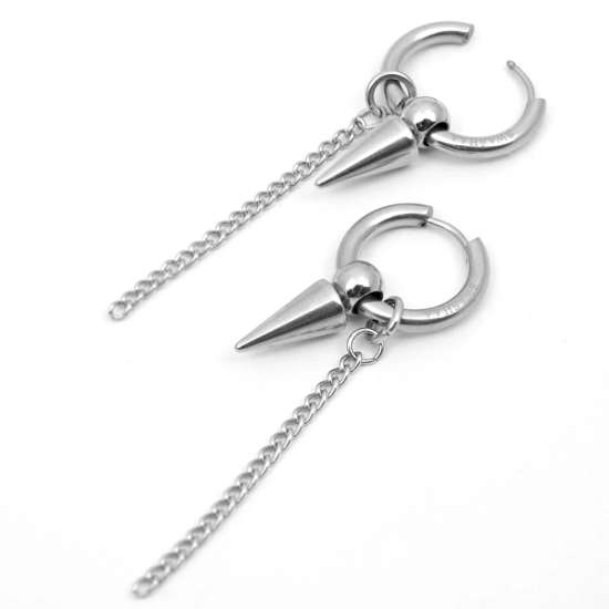 Samuel Mens Earrings-Silver