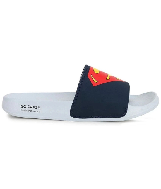 Campus - Blue Mens Slide Flip Flop - None