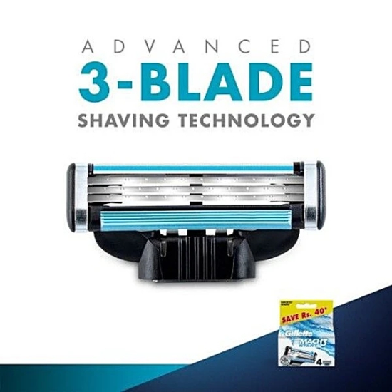 Gillette Mach3 - Start Mens Razor Blades Cartridge