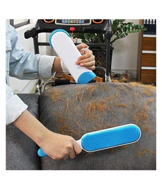 Gatih Pet Hair, Dust, Lint Remover for Clothing & Furniture - Double Sided, Self-Cleaning & Reusable Washable Pet Fur and Lint Remover Brush from Clothing and Sofa Cleaning Brush - Medium