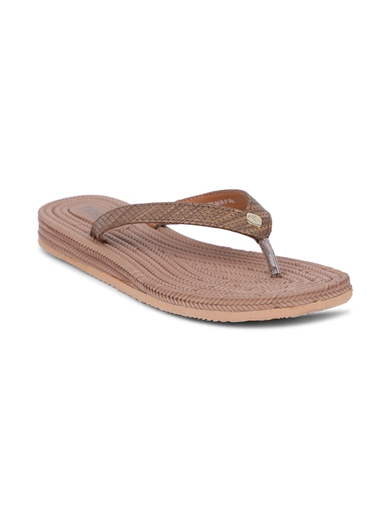 Bata Sunshine Brown Flip Flops For Women BROWN size 5