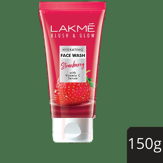 Lakme Blush & Glow Strawberry Freshness Gel Face Wash With Strawberry Extracts, 150 G 8904073811209