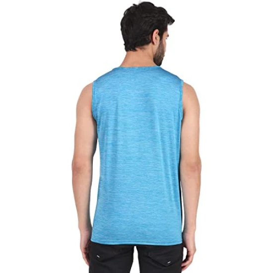 London Hills - Regular Fit Graphic Print Men Round Neck Sleeveless T-Shirt