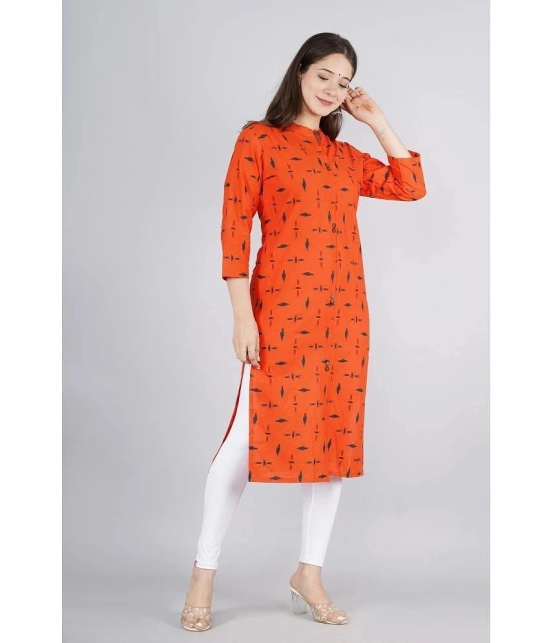 KIPEK - Red Cotton Womens Straight Kurti - XXL