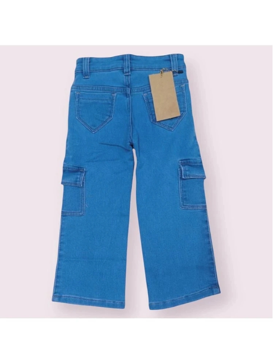 ICONIC ME- Kids Girls Premium Six Pocket Denim Jeans - None